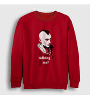 Presmono Unisex Kırmızı Travis Film Taxi Driver Sweatshirt 251379tt