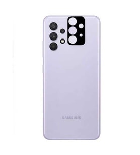 Samsung Galaxy A32 4G 3D Kamera Lens Koruma Camı (Siyah)