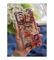 Samsung Galaxy A51 Uyumlu Red Aesthetic Tasarımlı Şeffaf Telefon Kılıfı