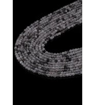 3 MM Faset Kesim Rutil Kuvars Taşı Dizi - Dizi0272 (Gri)