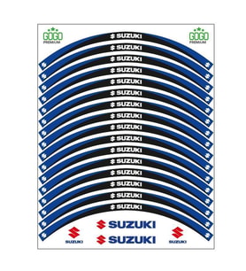 SUZUKİ MAVİ SİYAH UYUMLU  REFLEKTÖRLÜ JANT ŞERİDİ