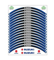 SUZUKİ MAVİ SİYAH UYUMLU  REFLEKTÖRLÜ JANT ŞERİDİ