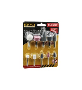 10 PCS KALIPCI TAŞLAMA SETİ TEMİZLEME - PARLATMA - ÇAPAK ALMA - PAS SIYIRMA (5343)