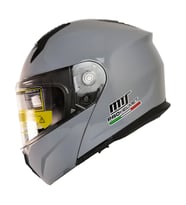 Motosiklet Çene Açılır Kask Güneş Vizörlü Ece 22.06 Sertifikalı New Motor Kaskı V2 Gri
