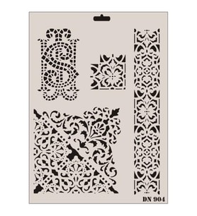 Rich Dantel Seri DN-904 Stencil 35x25 cm