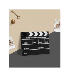 Dekoratif Sinema Klaket Tasarımlı Kendin Yap Fotoğraf Albümü