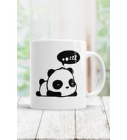 Uykucu Panda Kupa Bardak