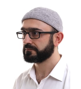 Gri Katlamalı Sade Desen Kışlık Kadife Takke Şapka