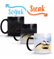 Minion 04 Sihirli Kupa Bardak Porselen