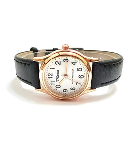 Marlas Retro Kadın Saati, Vintage Tasarım, Klasik, Rose Gold Rengi, Minimal, Kayışlı