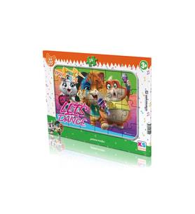 Ks frame puzzle 44 cats kedi frama 24 prç.ca-704