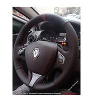 Clio 4 FAZ 1 2014-2017 Araca Özel Direksiyon Kılıfı (Makyajlı Kasalara Uyumlu Değildir)