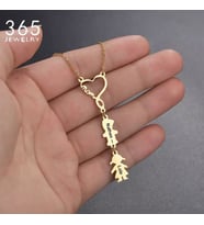 925 Ayar İsimli Kız Erkek Çocuk Mom Gümüş Kolye Özel Gün Hediyesi