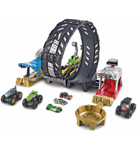 Hot Wheels Monster Trucks Çemberde Yarış Seti Hbh70 Renkli 3+ (Çok Renkli)