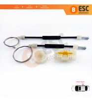 Seat Leon MK2 1P 1P1 2005-2012 5-Kapı HB 1P0839462A İçin Elektrikli Arka Sağ Cam Kriko Tamir Seti