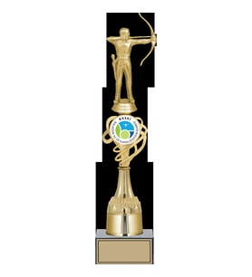 ODAK KUPA - Figürlü Kupalar - Okçu Figürlü Kupalar FG-033 B - 41 cm