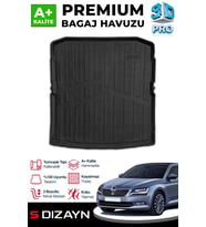 Skoda SuperB 3D Pro Bagaj Havuzu 2015-2024 A+ Kalite