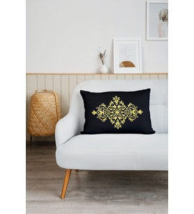 Özel Seri Çift Yön Dijital Baskılı Dekoratif Dikdörtgen Kırlent Kılıfı Yastık Kılıfı 50x30cm