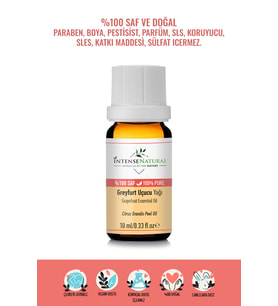 Greyfurt Uçucu Yağı 10 ml %100 Saf ve Doğal Grapefruit Essential Oil