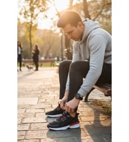 Enoch Erkek Yüksek Tabanlı Spor Ayakkabı Kalın Taban Yürüyüş ve Günlük Sneaker