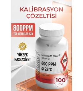 Kalibrasyon Çözeltisi TDS Metreler için 800ppm 100ml