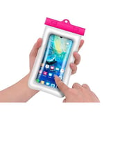 Su Geçirmez Askılı Kılıf Tüm Telefonlarla Uyumlu (Pembe)