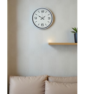 36 Cm Beyaz Dekoratif Duvar Saati