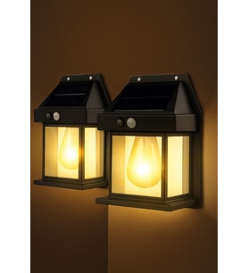 2 Adet Büyük Boy Güneş Enerjili Bahçe Led Ampul Hareket Sensörlü Bahçe Led 3 Mod'lu