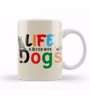 Funny Dog Lover Gifts For   Men Kids Kupa Bardak Porselen