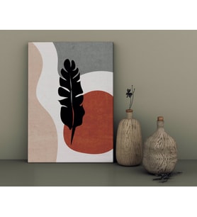 BK Home Minimalist Style Plant Tasarımlı Kanvas Tablo-3