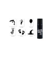 Cadı Zebra Spray Tattoo Geçici Sprey Dövme Seti