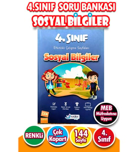 4.Sınıf Sosyal Bilgiler - Etkinlikli Çalışma ve Soru Bankası Kitabı