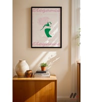 Elegance Moda Posteri, Siyah Çerçeveli Duvar Tablosu - Modern Ev Dekorasyonu