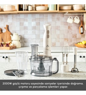 Emsan Pro Multimax 6 in 1 Çok Amaçlı Mutfak Robotu İconic Beige