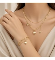 STİL İNCİSİ/XUPING JEWELRY KALP MODEL TAKIM