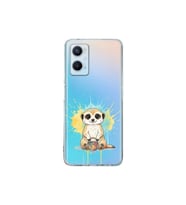 OPPO A96 ile Uyumlu Splash Mirket Tasarımlı Şeffaf Silikon Kılıf