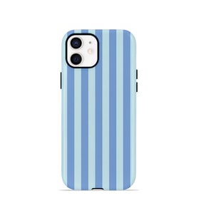iPhone 12 Vorian Çift Katmanlı Kılıf Blue Gelato Stripe