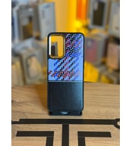 Samsung A16 Uyumlu Piksel Desenli ve Deri Detaylı Premium Stil Kılıf (Siyah)