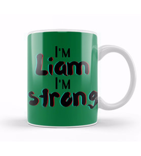 Liam Name Custom Design Gift Baby Gift For Him Kupa Bardak Porselen