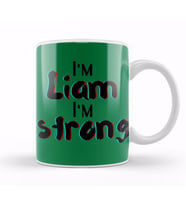 Liam Name Custom Design Gift Baby Gift For Him Kupa Bardak Porselen