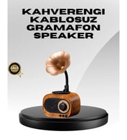 Kablosuz Retro Radyo Hoparlör 5W Güçlü Ses USB Hafıza Kart Destekli