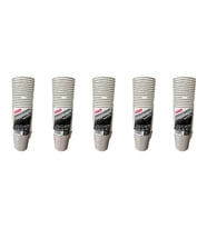 Pappbeger Kulplu Saplı 175 Ml. 6 Oz Kraft Karton Bardak - Gri - 30 Adetlik 5 Paket