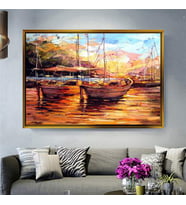 Altın Çerçeveli dekoratif tablo l10 (Gold)