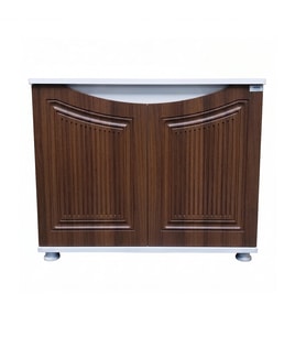 Kanki Pet Western Seri Akvaryum Sehpası 80x45x69 cm Beyaz-Ceviz  WESTERN8045B-CVZ1