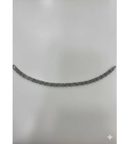 Rodyum Çelik Erkek Çelik Bileklik Boy 21.5 Cm / 0.6 Mm - Ebl0043