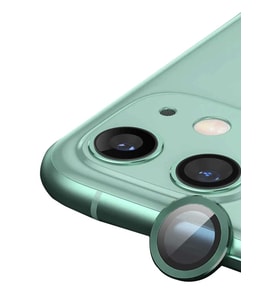 Newface Apple iPhone 12 Mini Raze Metal Kamera Lens - Yeşil