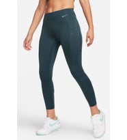 Nike Trainng Go Dri Fit İnfinaLock 7/8 Leggings 6 Cepli Toparlayıcı Reflektörlü Antrenman Taytı Koyu Yeşil