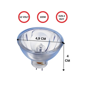 OSRAM 64627 100W 12Volt GZ6.3 DUYLU HALOJEN AMPUL