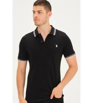 T8594 DEWBERRY ERKEK T-SHIRT-SİYAH
