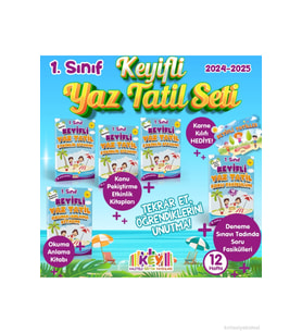 Kaliteli Eğitim Yayınları 1. Sınıf Yaz Tatil Seti (5 Kitap)(25)